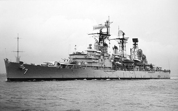 R CLG-7 CG-7 USS Springfield Ghiglione ge ag 62-18a 